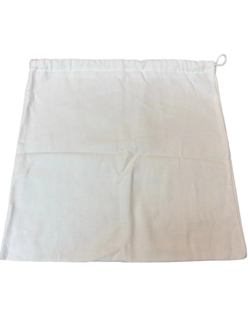Chloe Dust Bag Size 13”x13” White and Beige